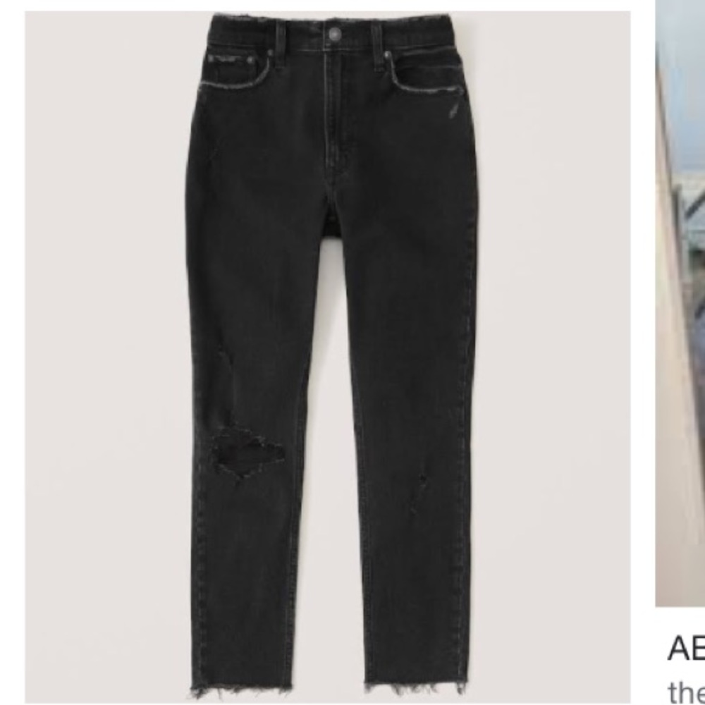 Abercrombie & Fitch Black High Rise Jeans